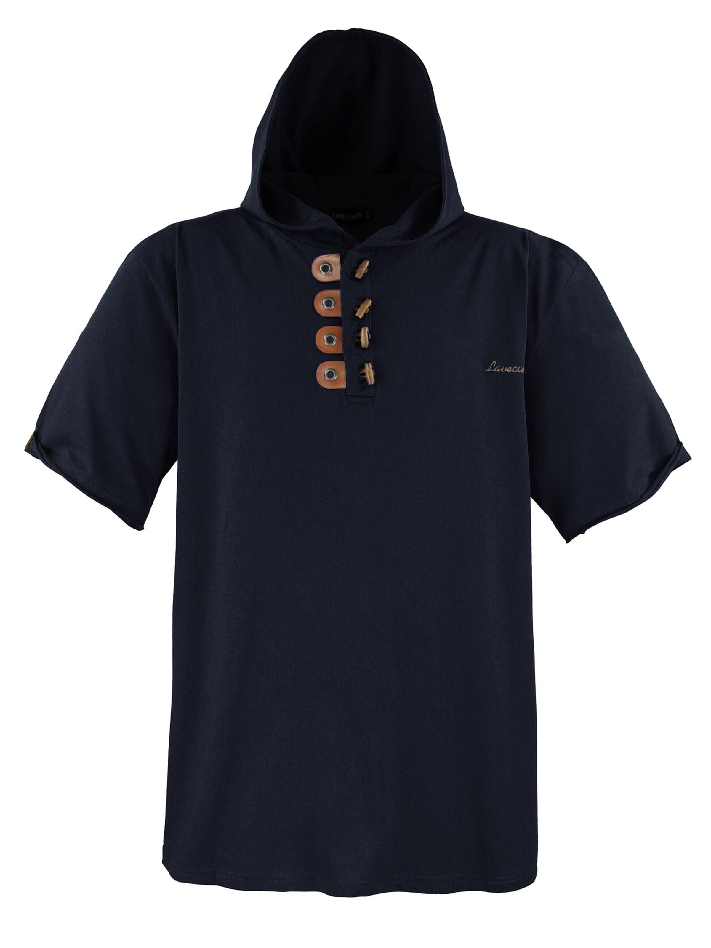 Lavecchia - Camiseta 'LV-609 Übergrößen' en negro