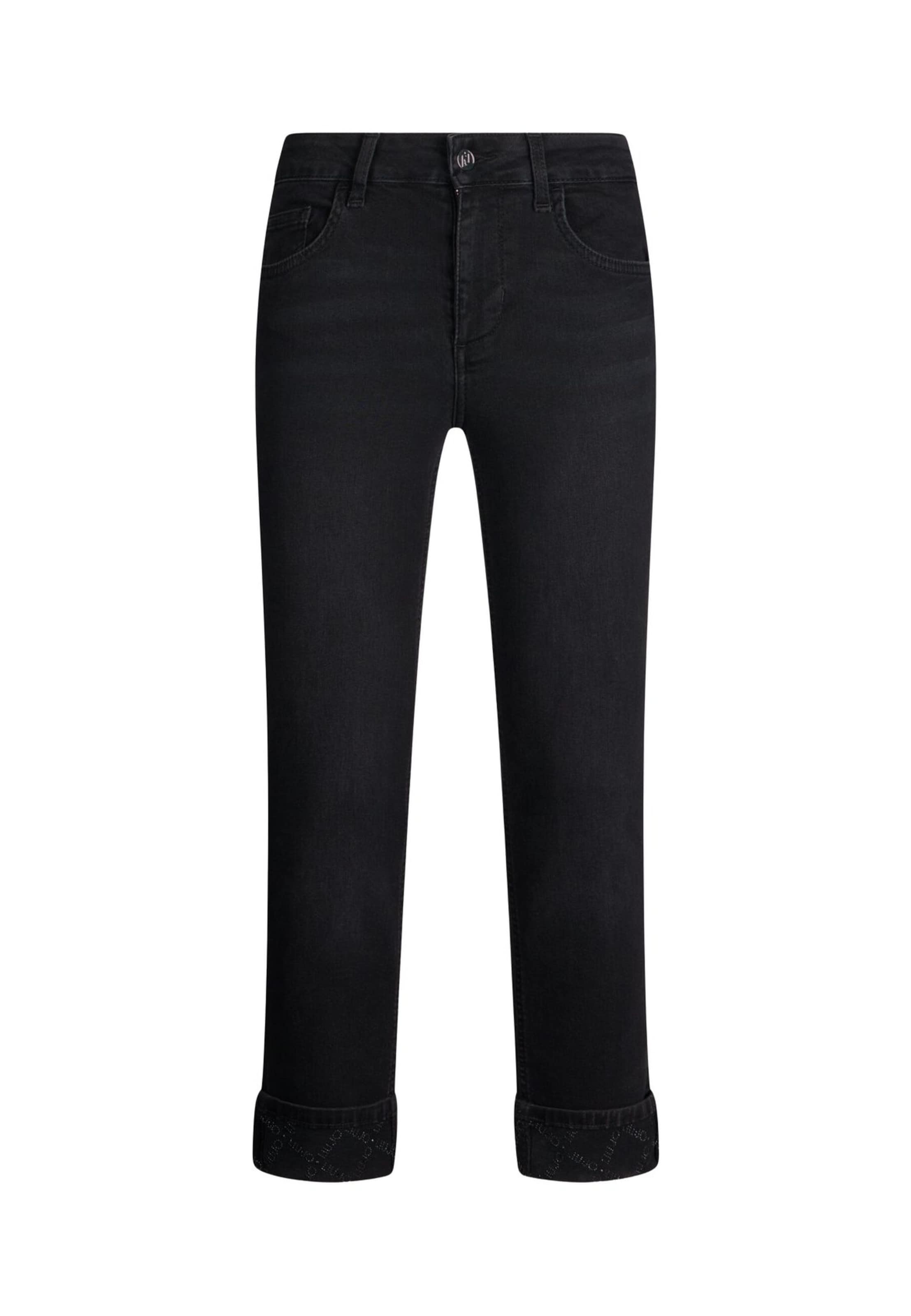 Liu Jo - Skinny Vaquero en negro: frente