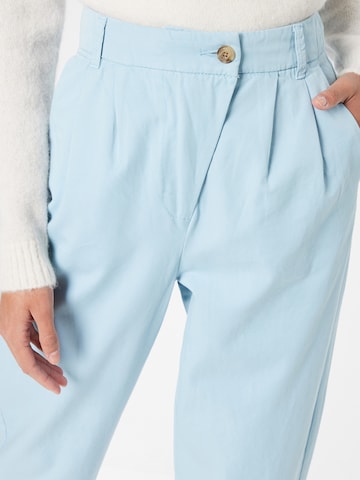 ESPRIT Regular Pleat-Front Pants in Blue