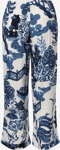 Marie Lund Pyjamabroek in Blauw: voorkant