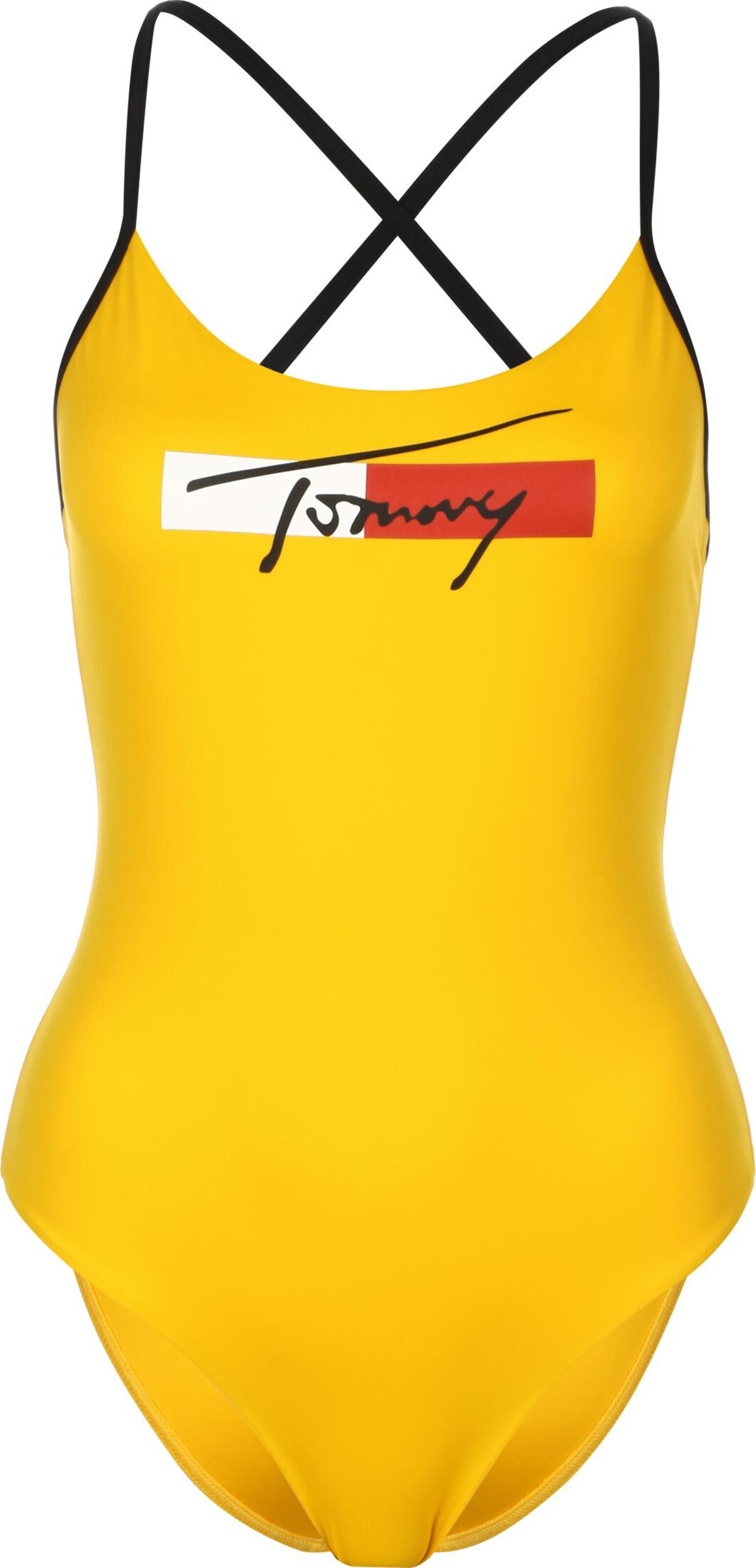 Maillot tommy hilfiger jaune hotsell