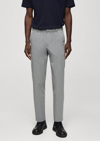 MANGO MAN Slim fit Pants 'Bologna' in Grey: front