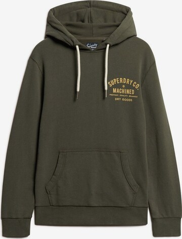 Superdry Sweatshirt in Groen: voorkant