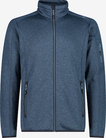 CMP Athletic Fleece Jacket in Blue: front