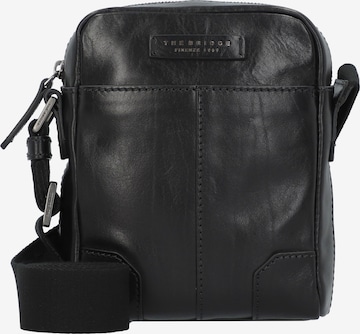 The Bridge Crossbody Bag in Black: front