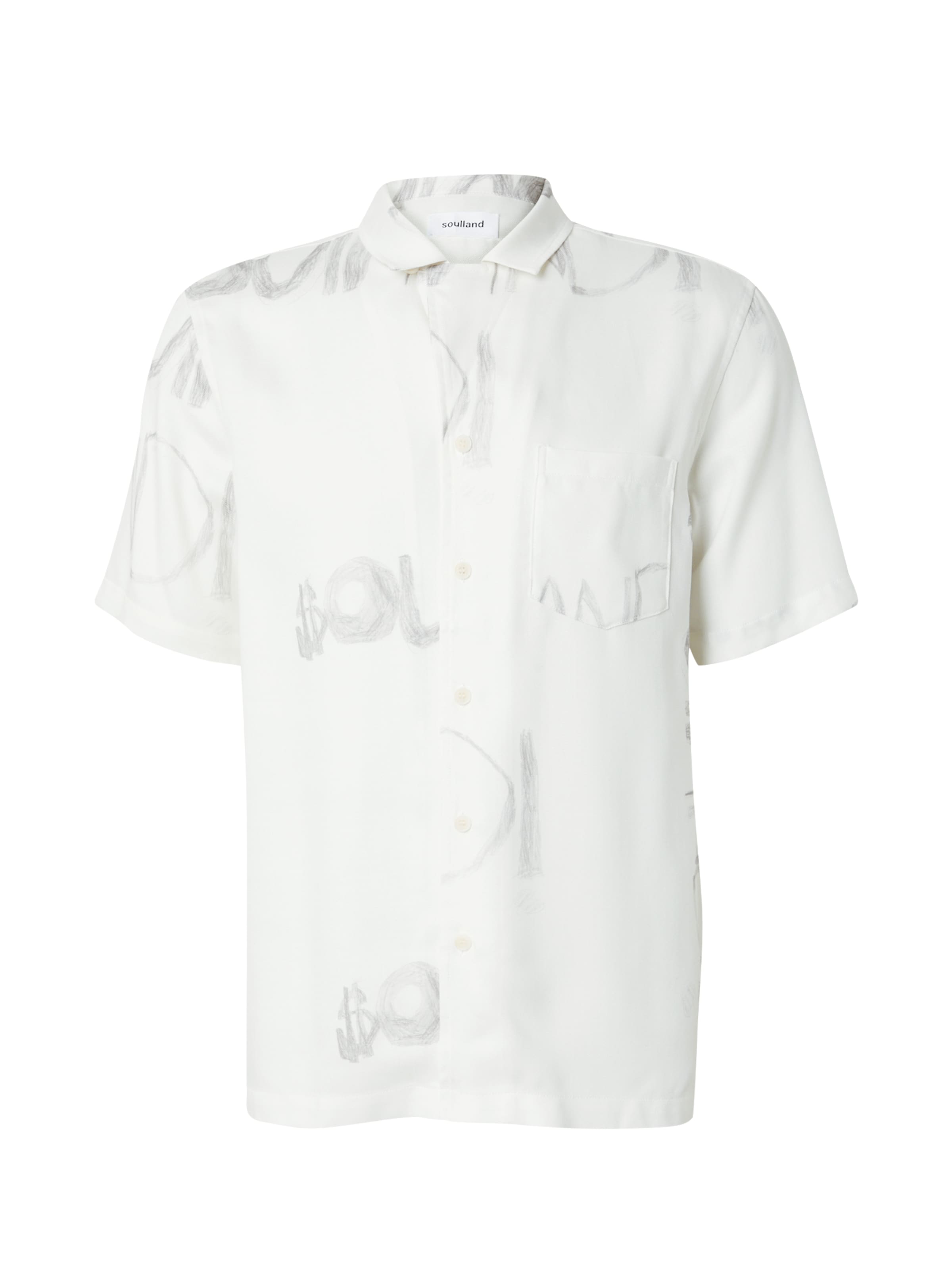 Soulland Regular fit Πουκάμισο 'Orson' σε λευκό: μπροστά