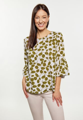 Usha Blouse in Wit: voorkant