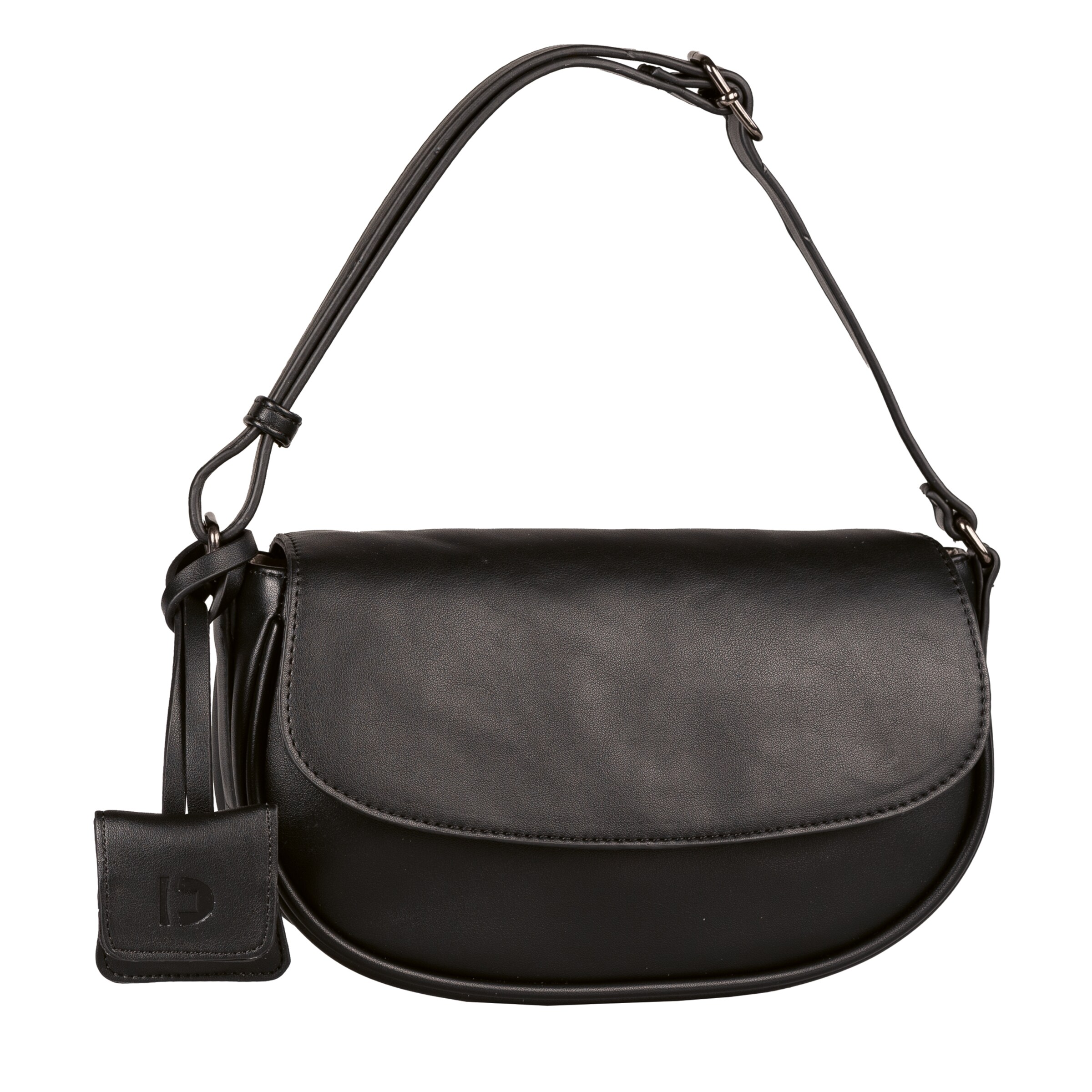 TOM TAILOR DENIM Umhängetasche in Schwarz: Vorderseite