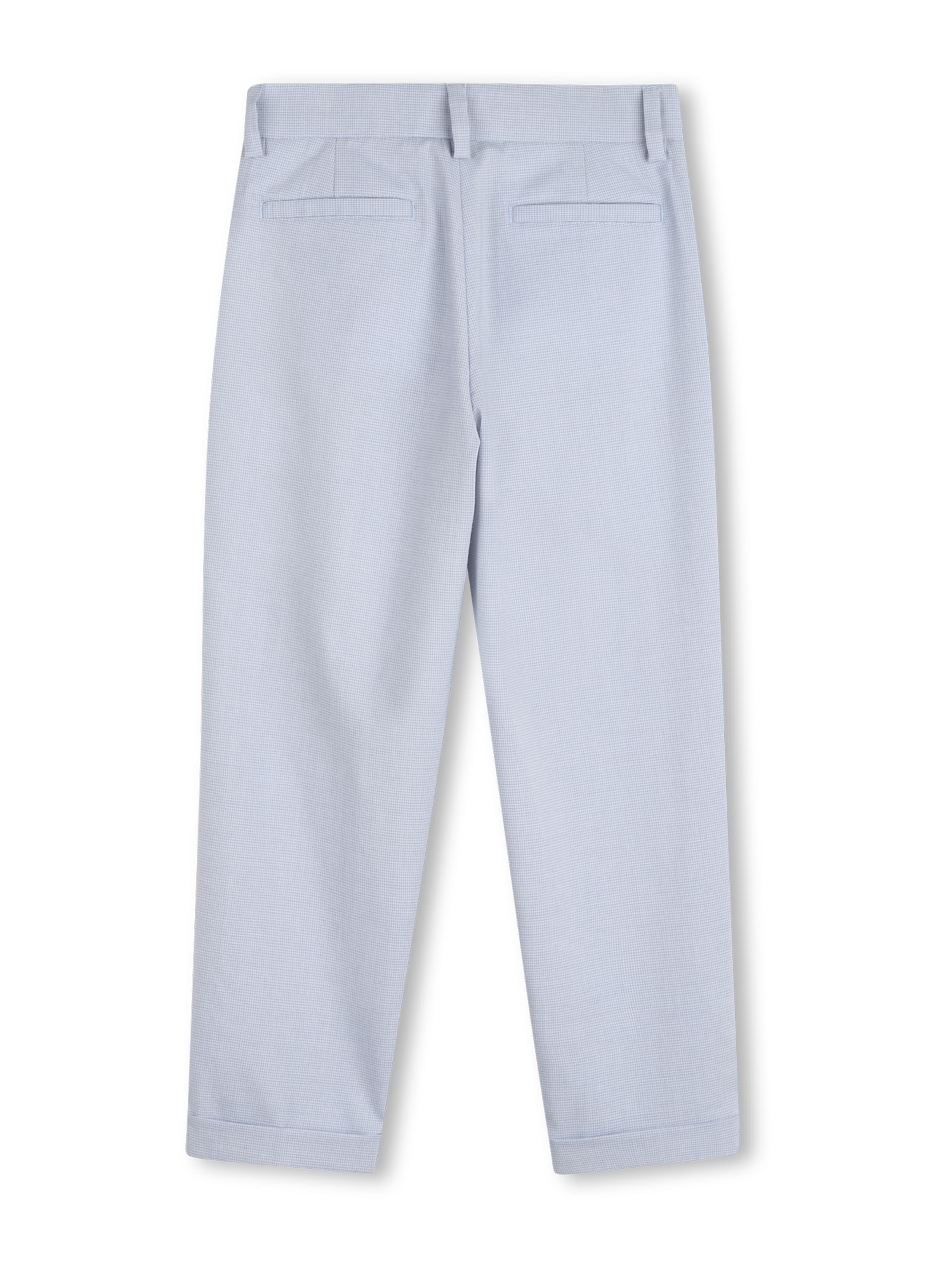 BOSS Regularen Hlače | siva barva