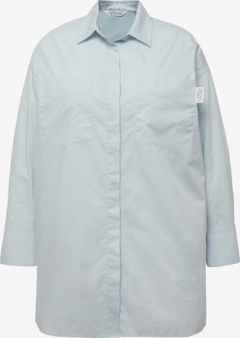 Studio Untold Comfort fit Button Up Shirt in Blue: front