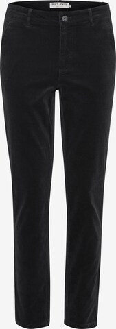 Regular Pantalon 'Mila' PULZ Jeans en noir : devant