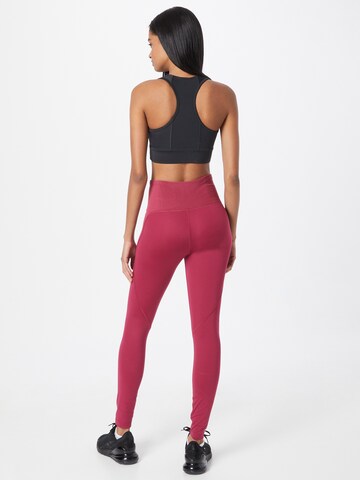 Reebok - Skinny Calças de desporto 'Lux' em rosa