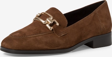 TAMARIS - Sapato Slip-on em castanho: frente