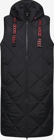 Ulla Popken Vest in Black: front