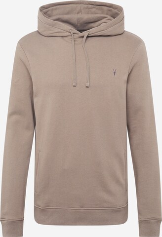 AllSaints Sweatshirt 'RAVEN' in Brown: front