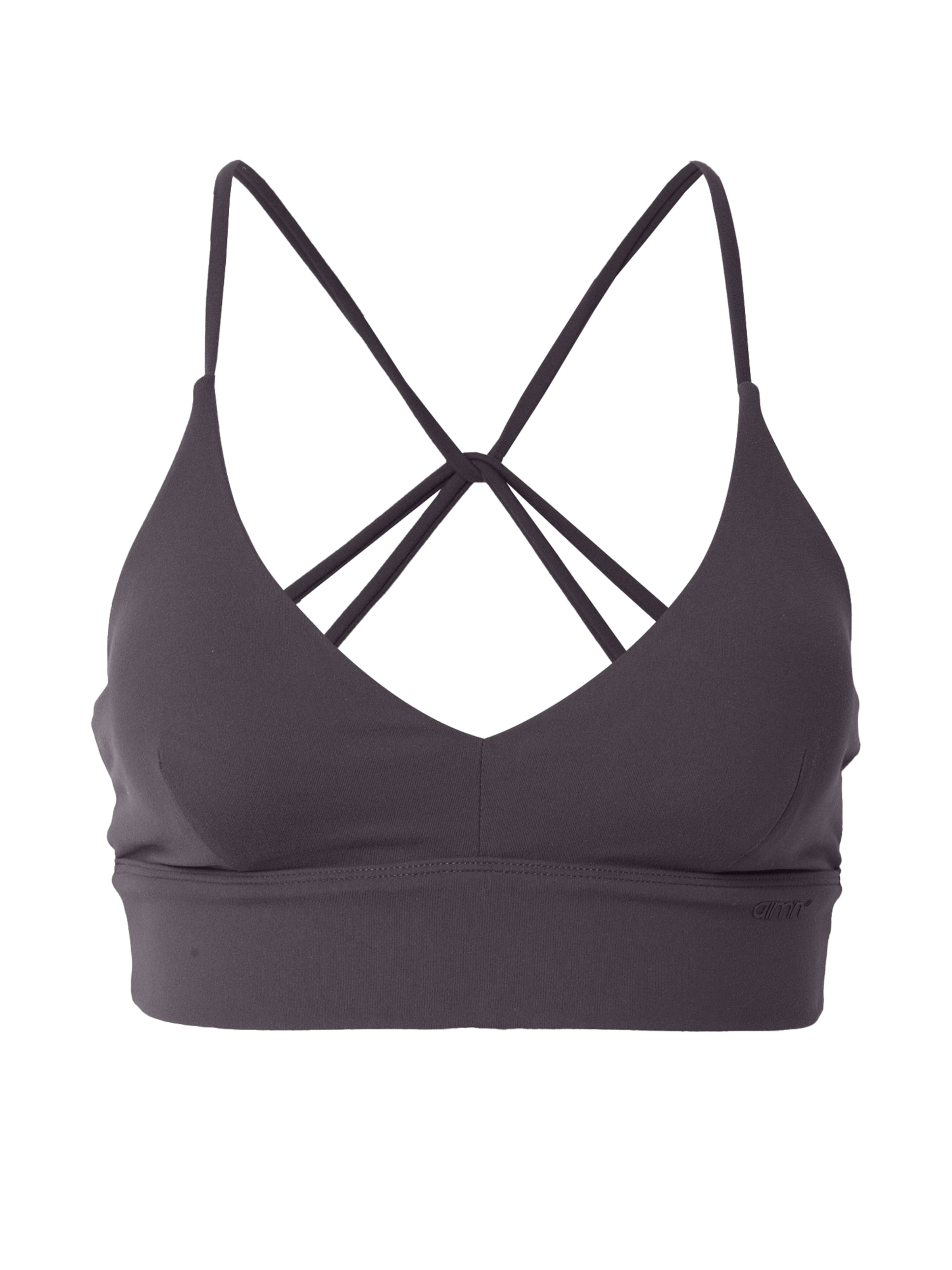 Aim'n Korzet Športový top - Sivá: predná strana