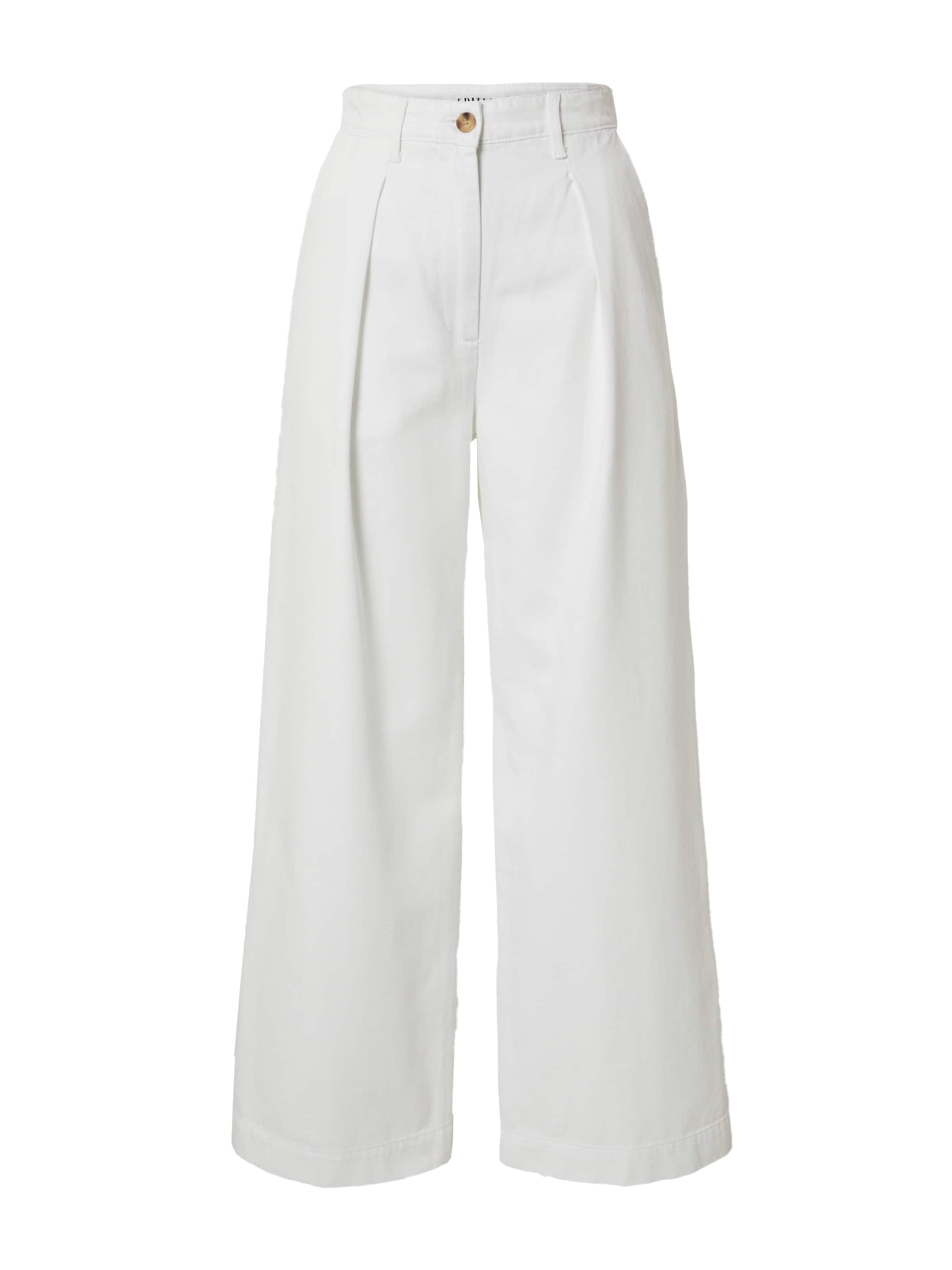 Regular Pantalon 'Mascha' EDITED en blanc : devant