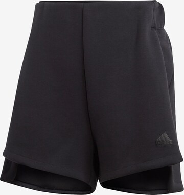 ADIDAS SPORTSWEAR Loosefit Sportbroek 'Z.N.E.' in Zwart: voorkant