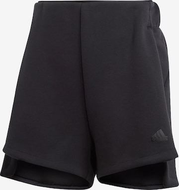 Wide leg Pantaloni sportivi 'Z.N.E.' di ADIDAS SPORTSWEAR in nero: frontale