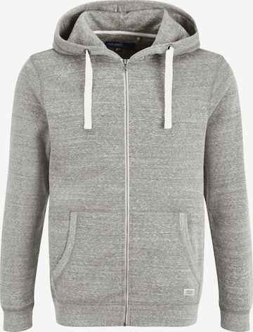 BLEND Sweatjacke 'BHNix' in Grau: Vorderseite