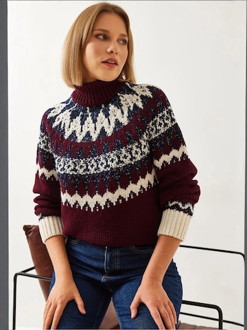 Pullover di Bianco Lucci in rosso