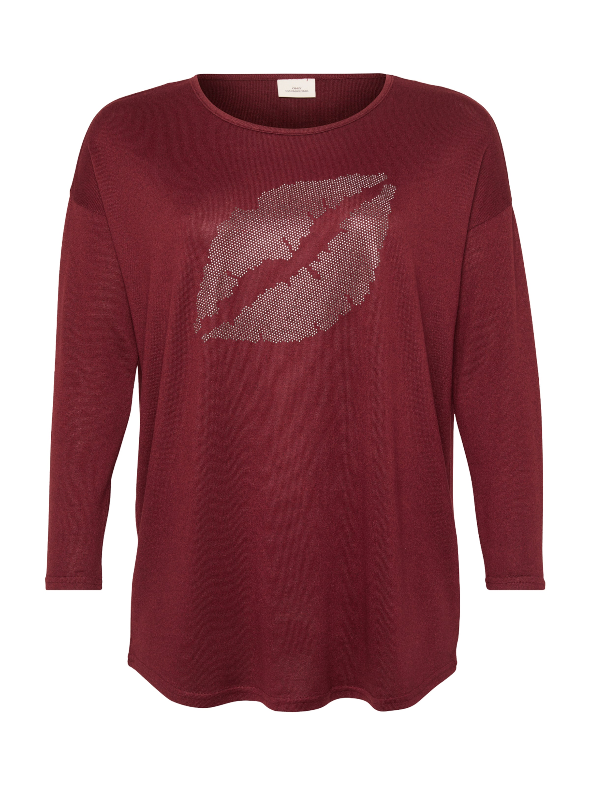 ONLY Carmakoma Majica 'CARMALBA' | rdeča barva: sprednja stran