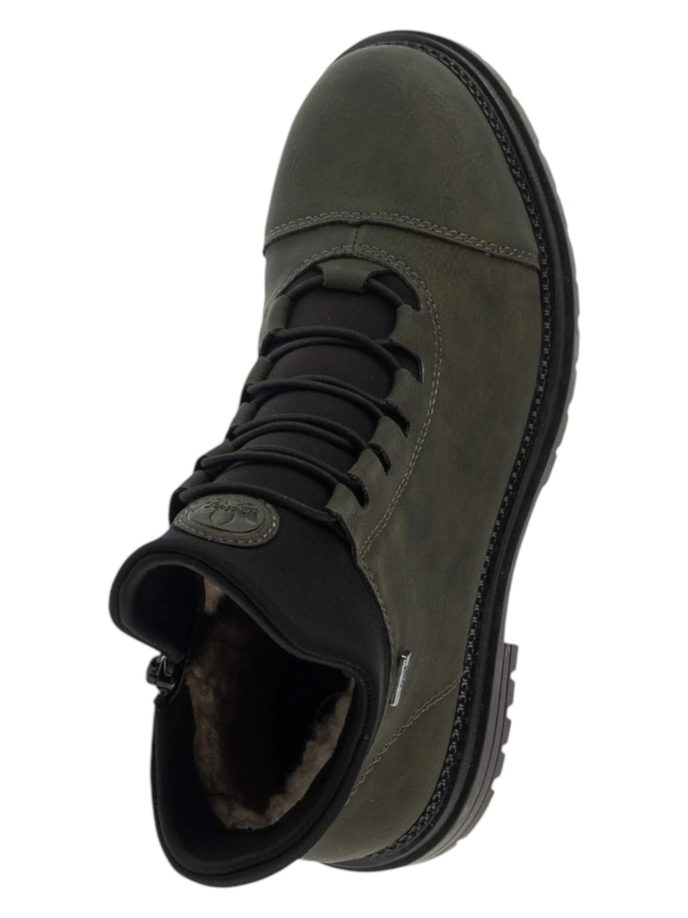 Bottes à lacets 'Rieker Booties' Rieker en vert