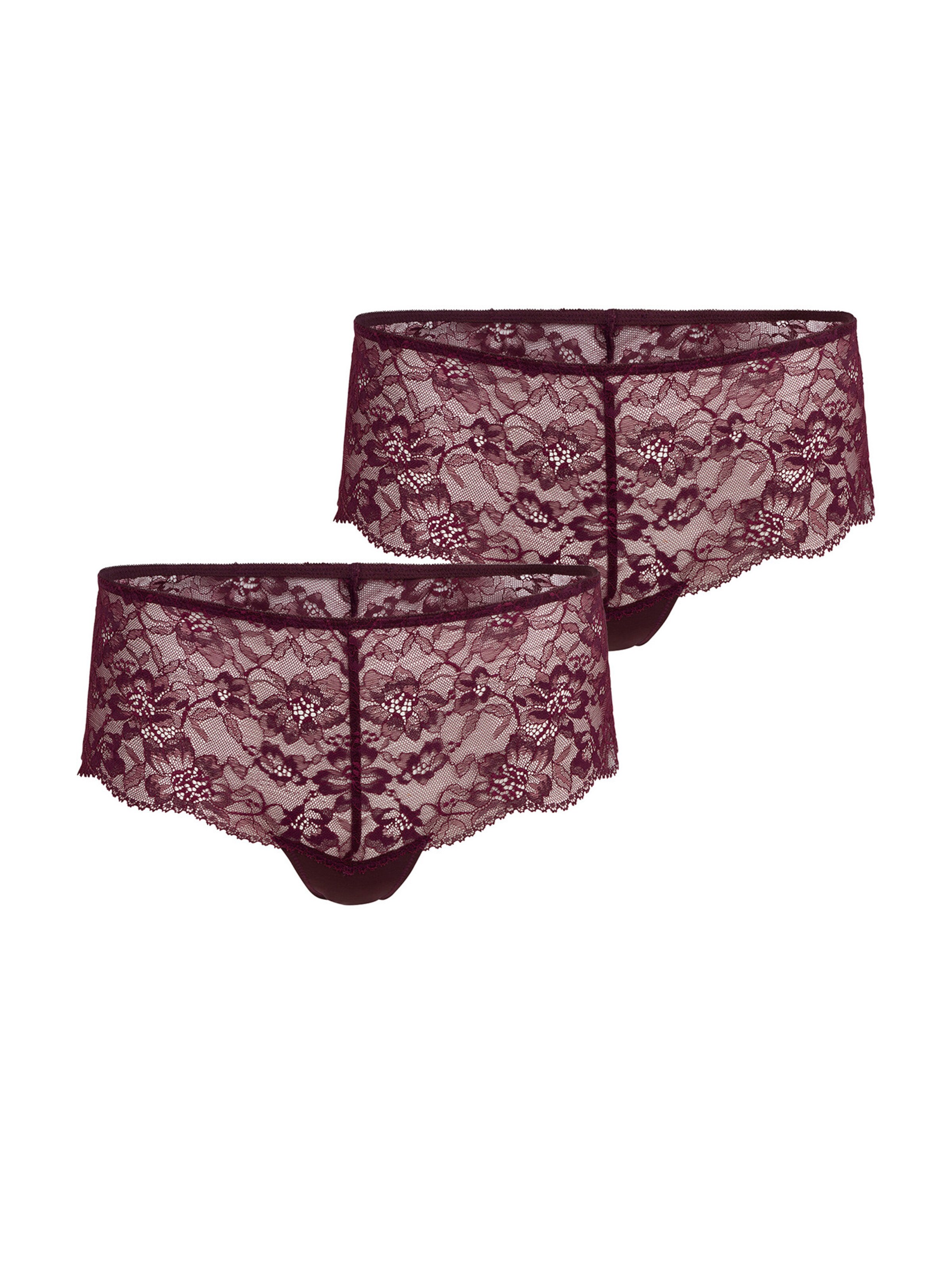 Lauren Ralph Lauren Slip ' Hipster - Lauren Lace ' in Red: front