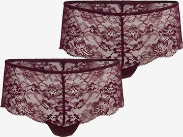 Lauren Ralph Lauren Panty ' Hipster - Lauren Lace ' in Red: front