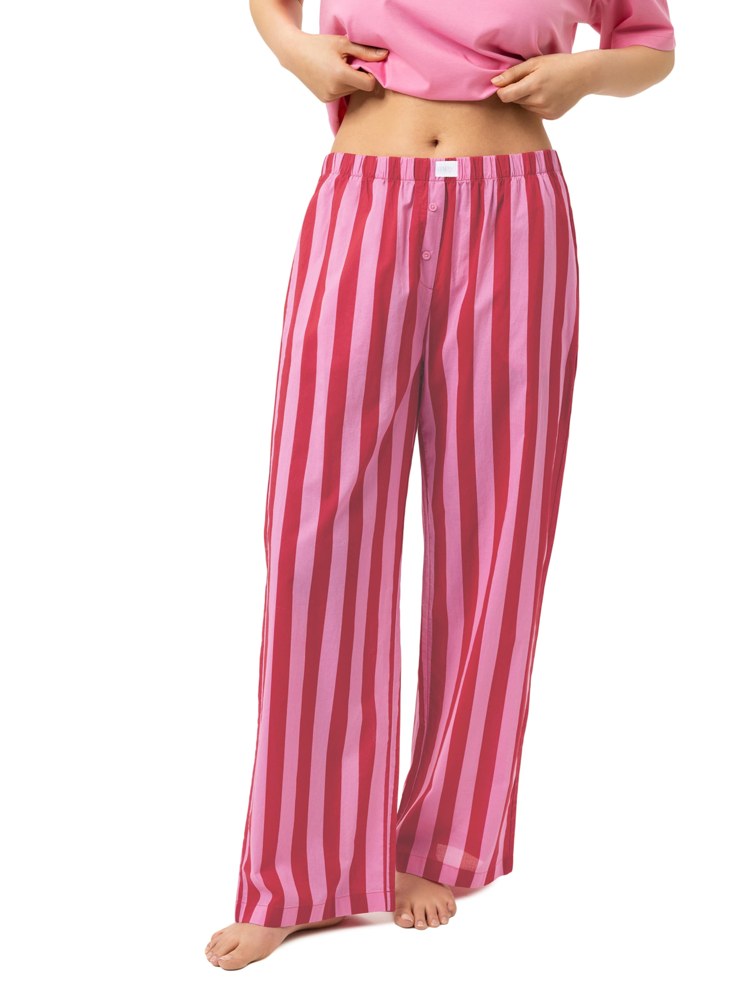 Pantalon de pyjama ' Happy' Mey en rose : devant