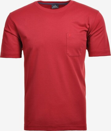 Ragman Shirt in Rood: voorkant