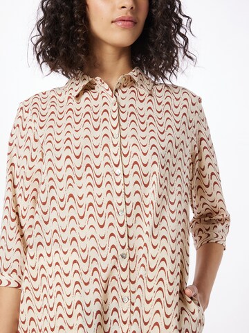 Yerse Shirt Dress 'OKINAWA' in Brown