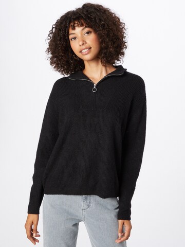 VERO MODA Sweater 'PLAZA' in Black: front