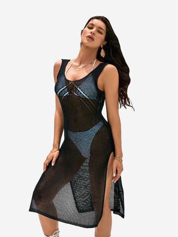 Cupshe Beach Dress in Black