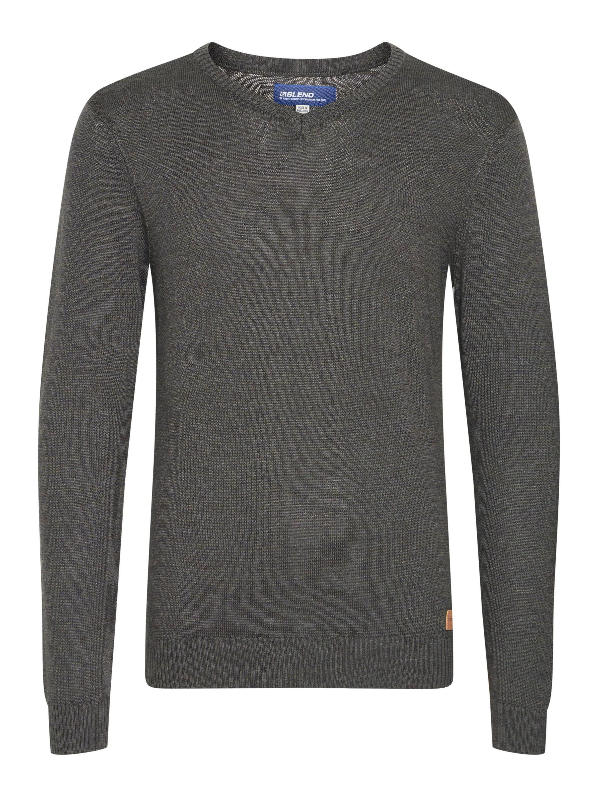 Pull-over 'Dansel' BLEND en gris : devant