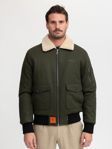 Bombers Winterjas 'AVIATOR MEN' in Groen: voorkant