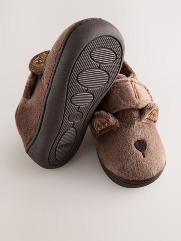 Next - Zapatillas de casa en marrón