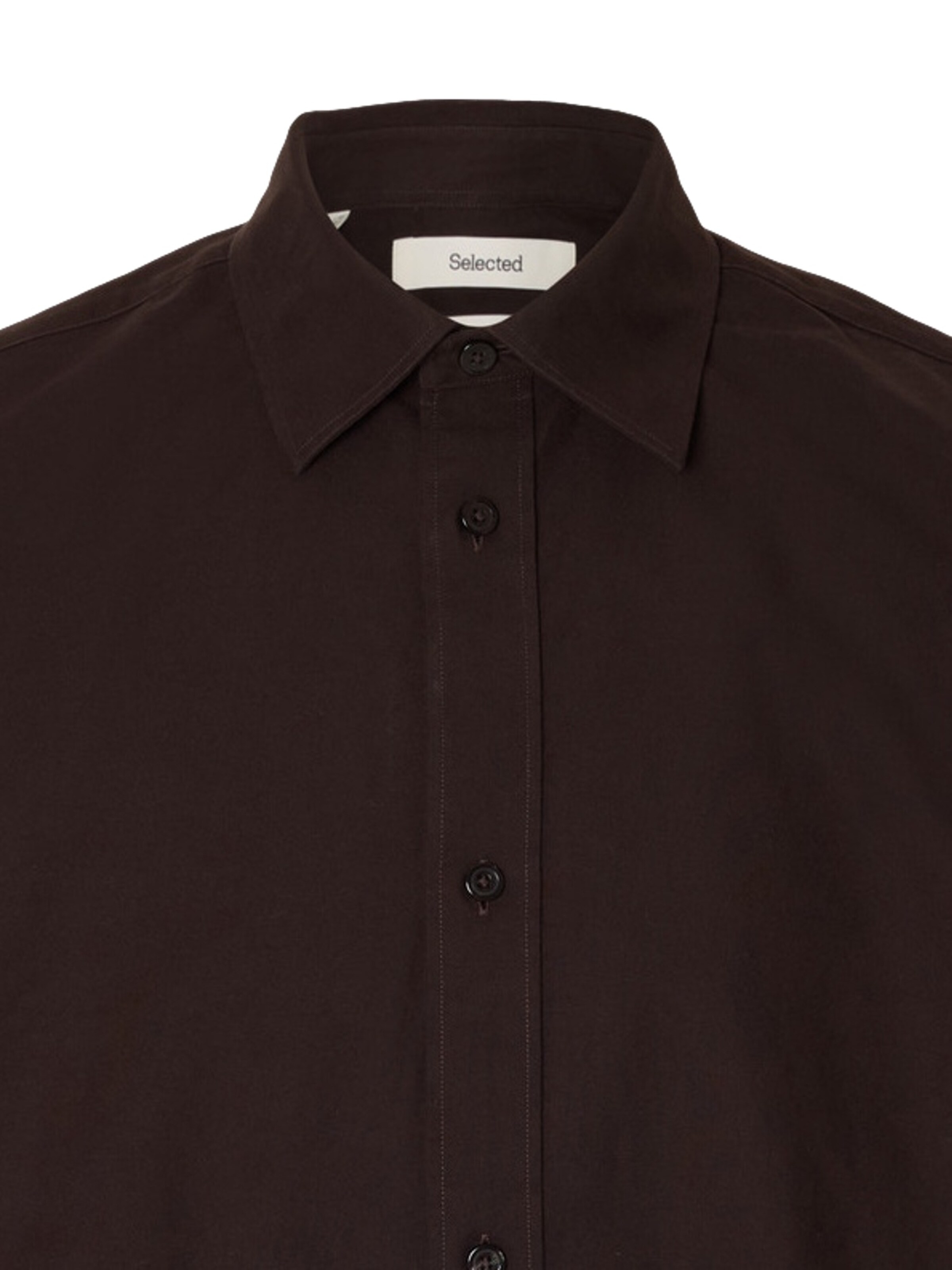 SELECTED HOMME Comfort fit Overhemd 'Sinus' in Bruin