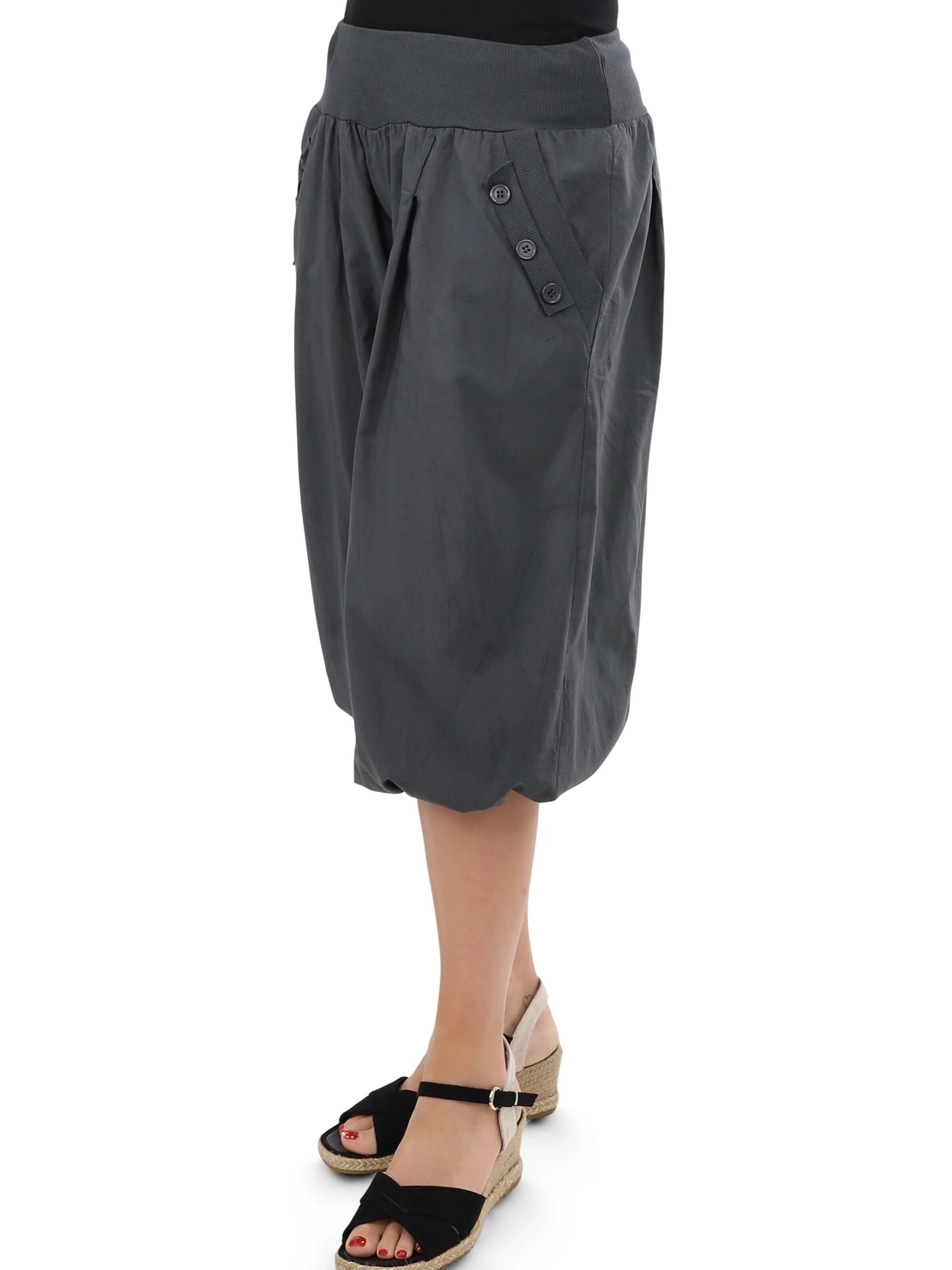 malito more than fashion Loose fit Harem Pants in Grey