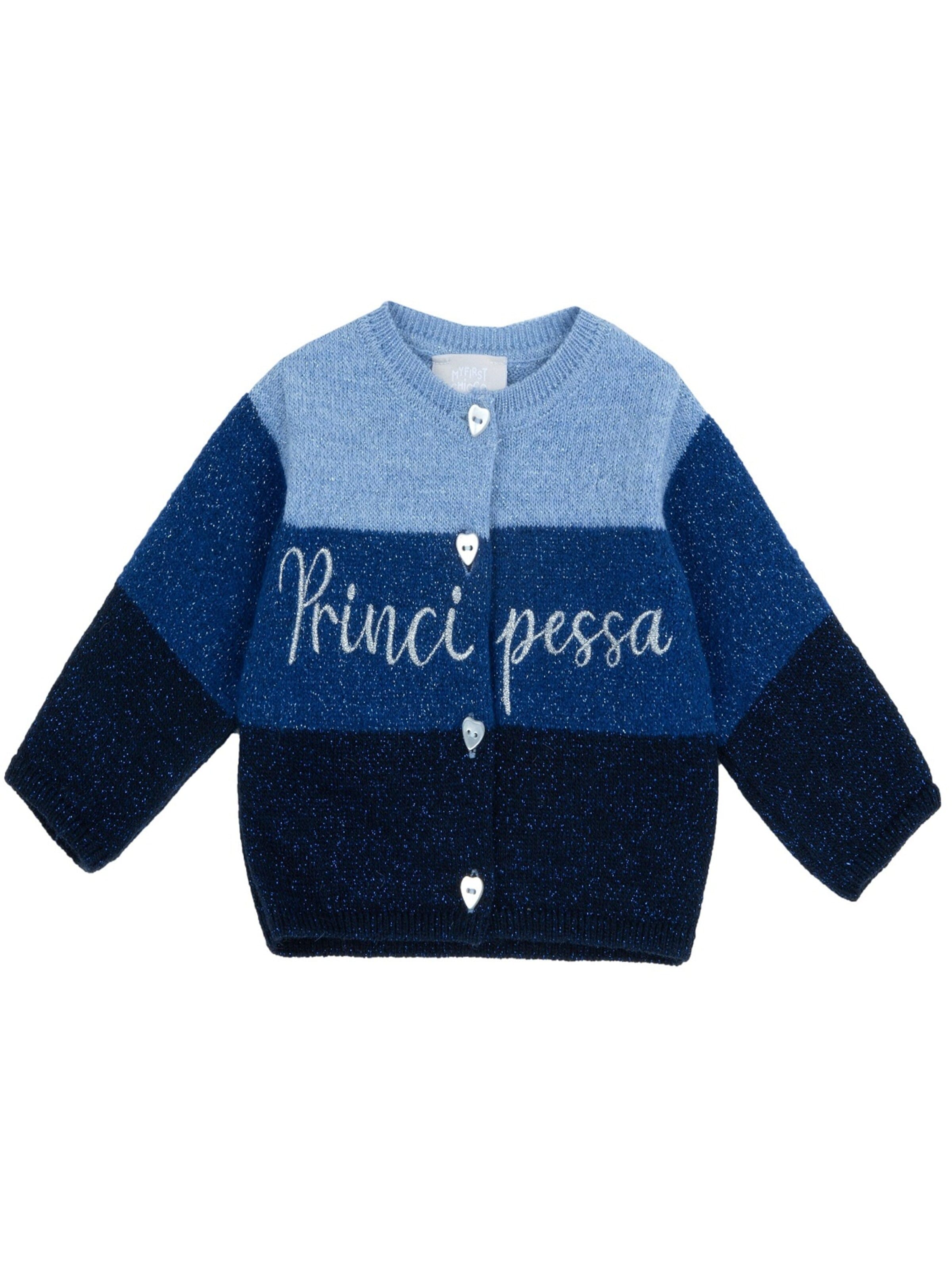 Chicco Strickjacke in Blau: Vorderseite
