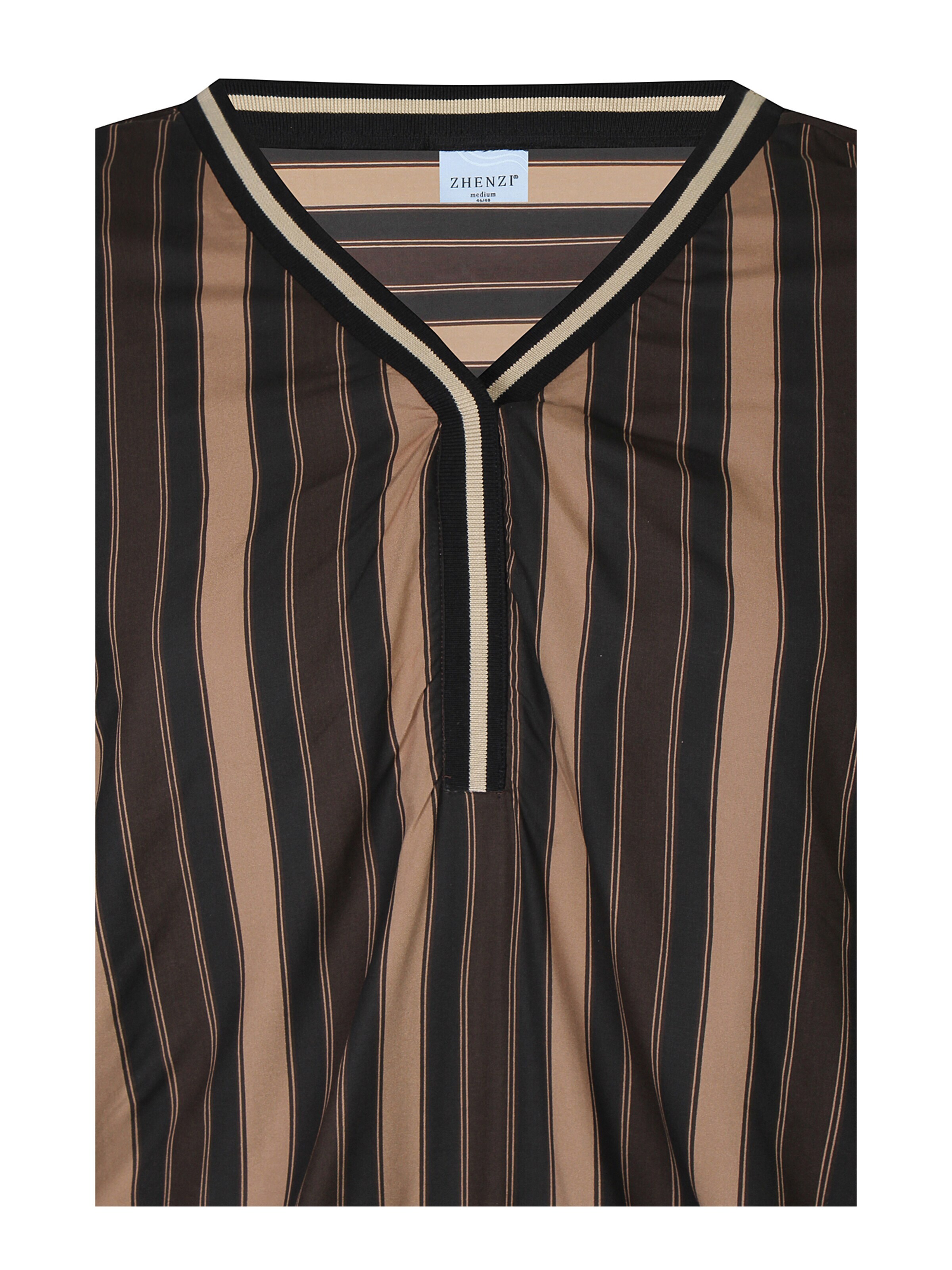 Zhenzi Blouse 'Linny 1532' in Bruin