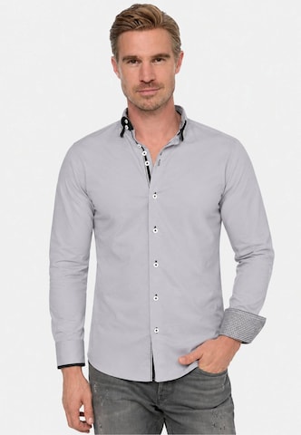 Chemise Rusty Neal en gris : devant
