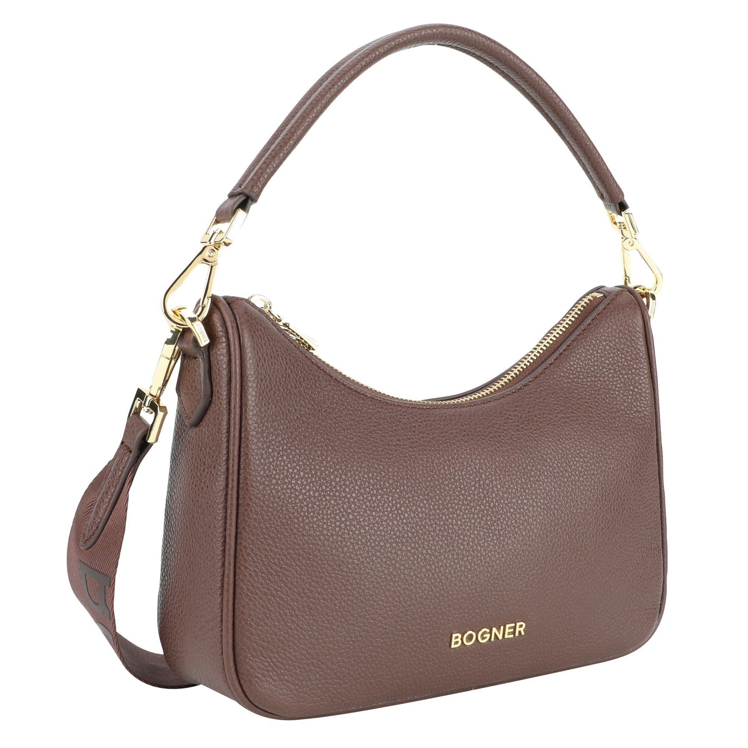 BOGNER Schoudertas 'Pontresina Lora' in Bruin