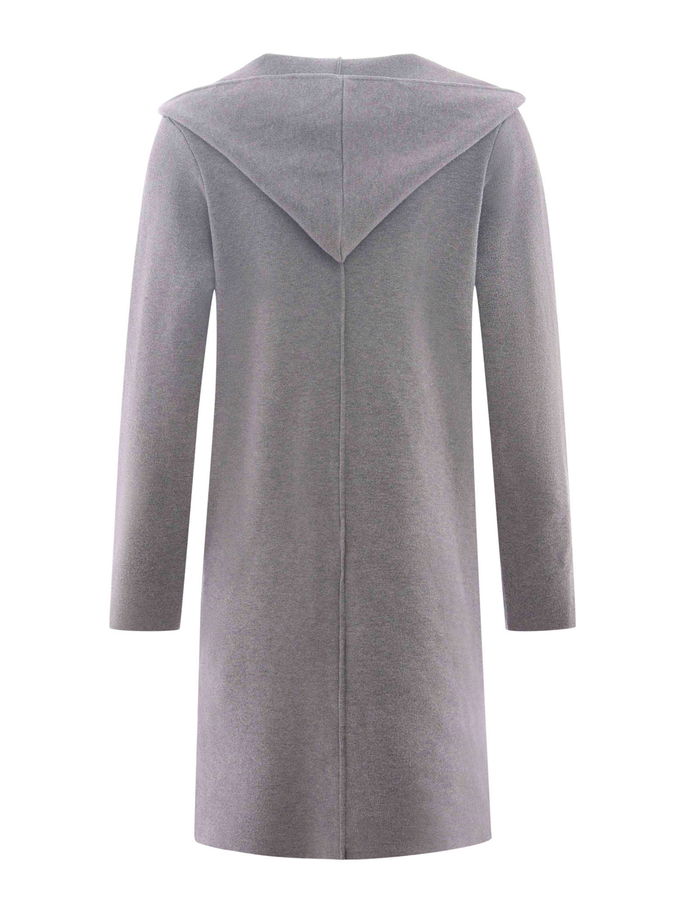 Zwillingsherz Πλεκτή ζακέτα 'Janina' σε γκρι