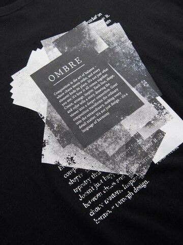 Ombre Shirt in Zwart