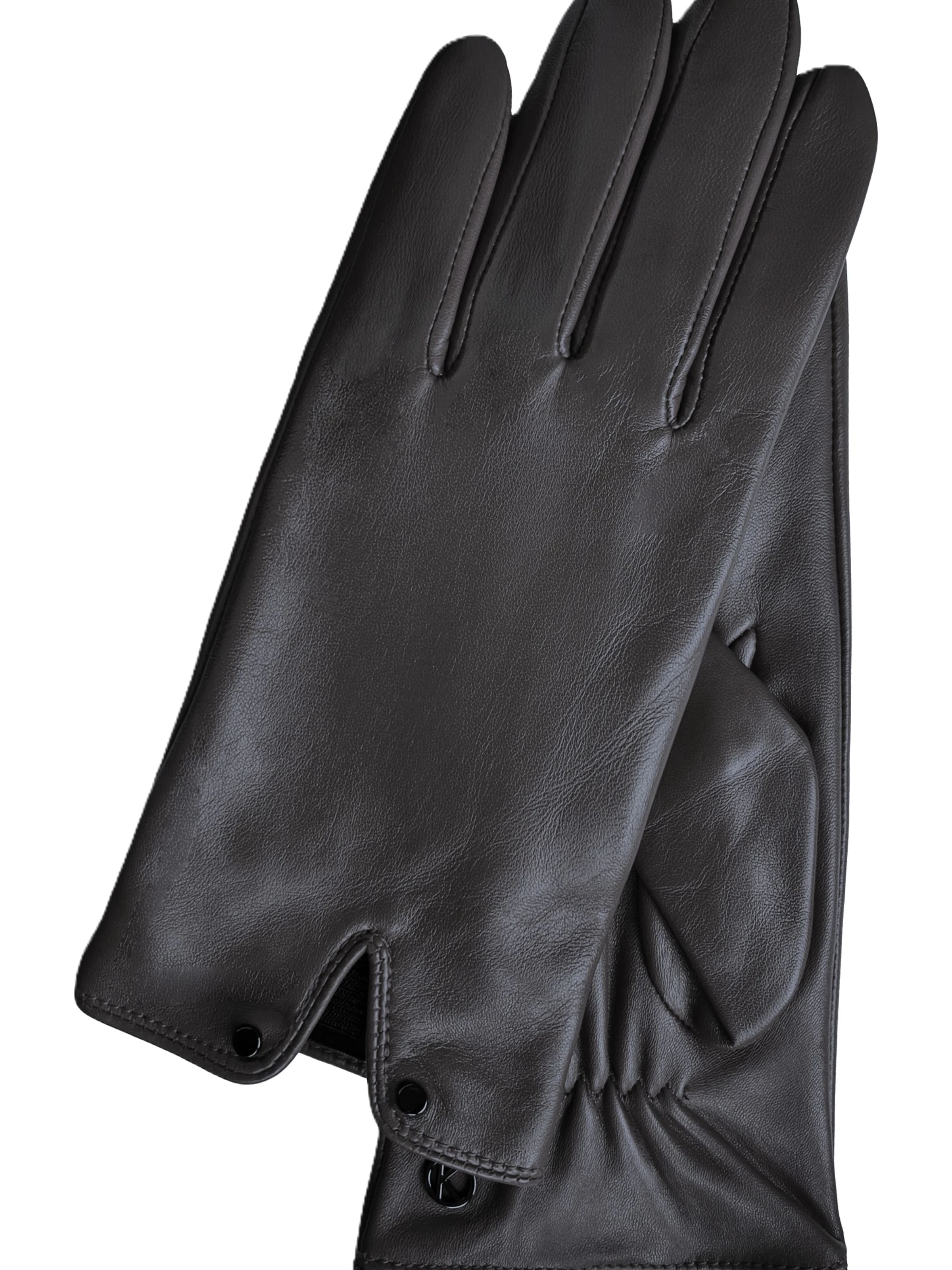 KESSLER Fingerhandschuhe‌‌‌‌‌ in Schwarz: Vorderseite