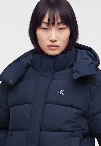 Calvin Klein Jeans Regularen Zimska jakna | modra barva