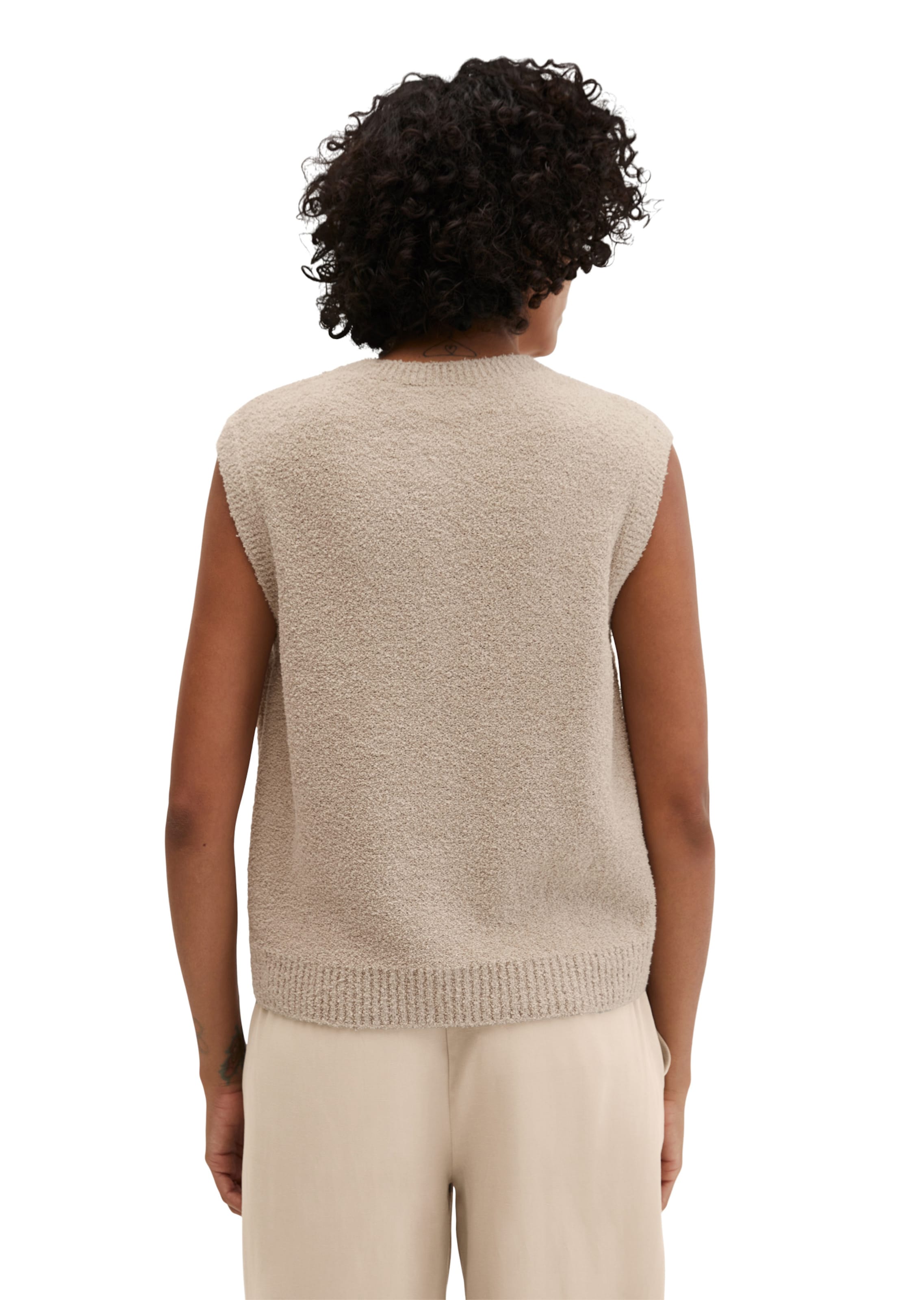 Marc O'Polo Knitted vest in Beige