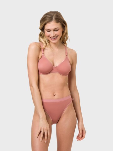 BeeDees T-shirt Bra 'Bügel-BH Microfun W' in Red