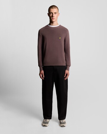 Lyle & Scott Pullover 'Engineered' in Braun